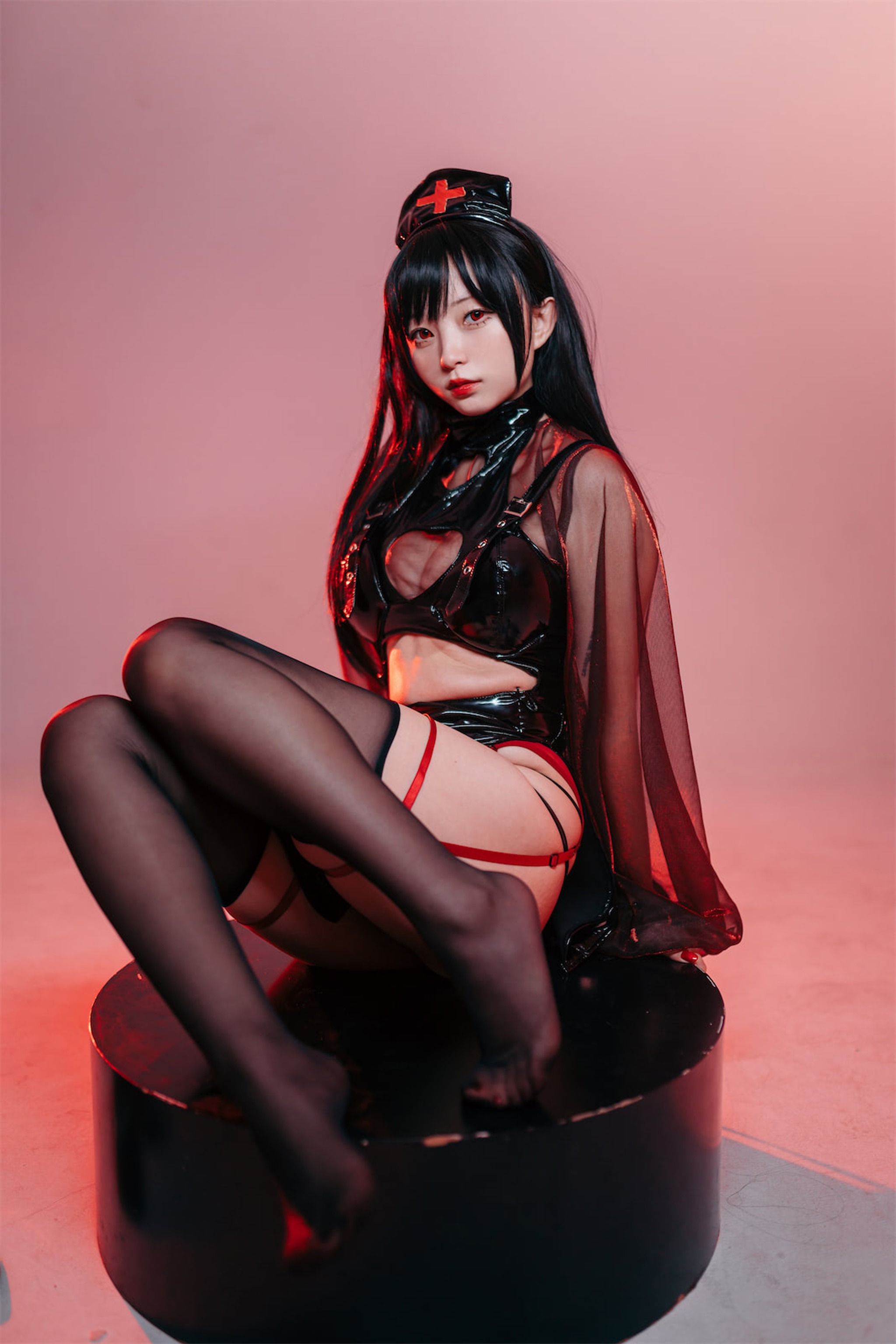 图片[1]-花铃 – NO.021 猩红护士 [77P]-XikXak